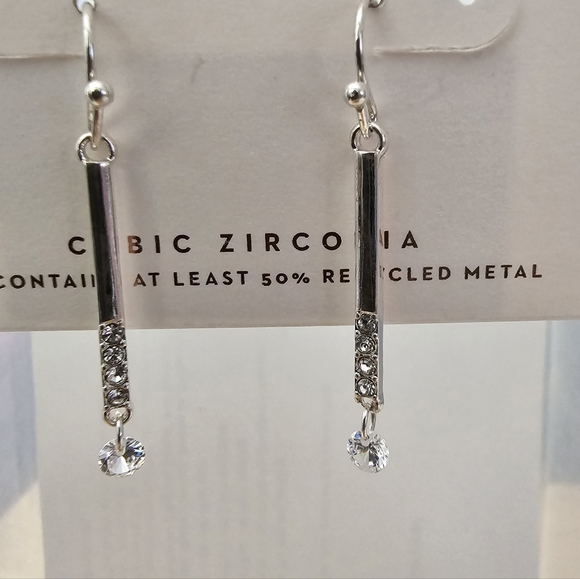 LC Lauren Conrad Cubic zirconia earrings - Picture 2 of 2